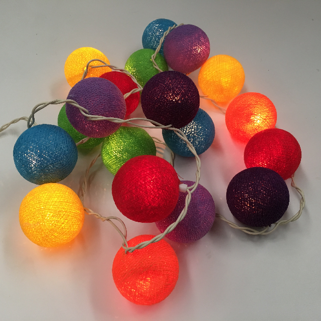 LAMP, Novelty Light String - Coloured Balls